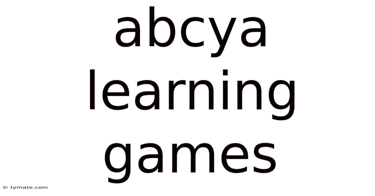 Abcya Learning Games