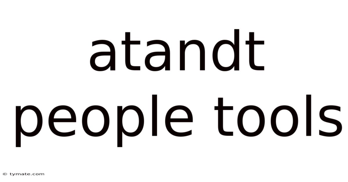 Atandt People Tools