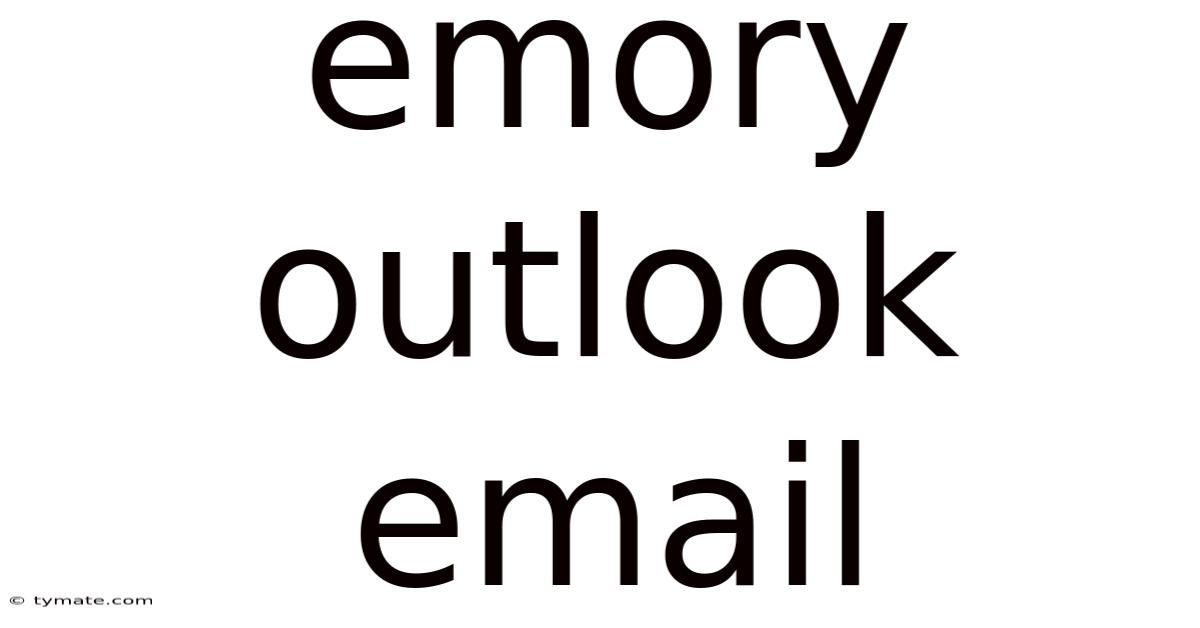 Emory Outlook Email