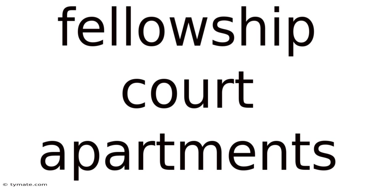 Fellowship Court Apartments