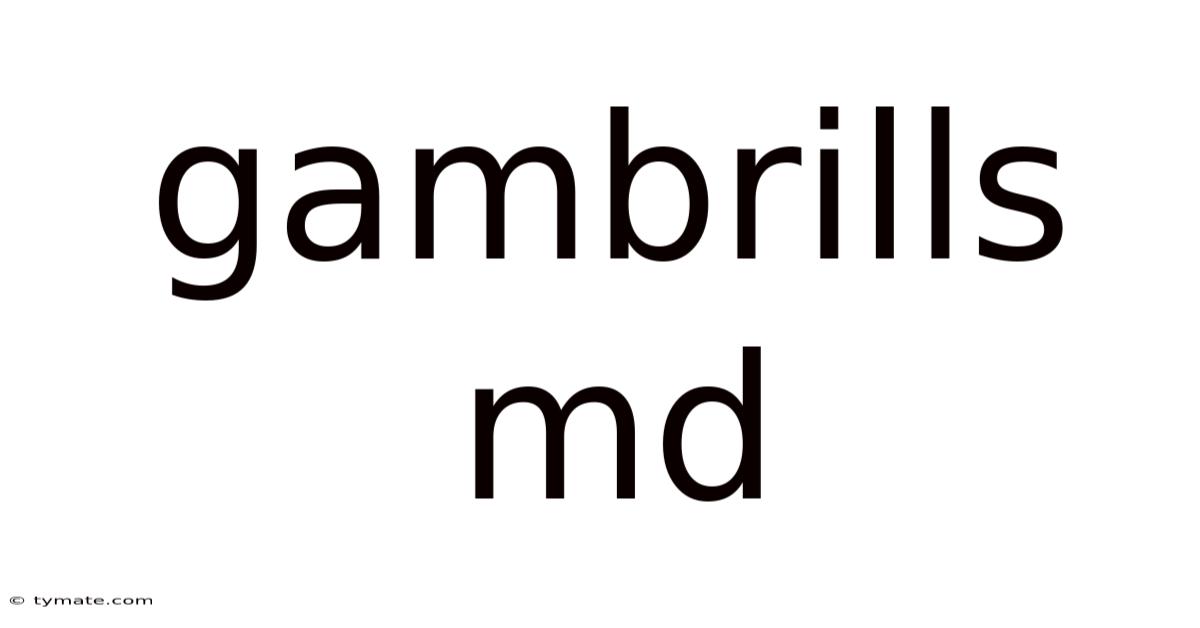 Gambrills Md