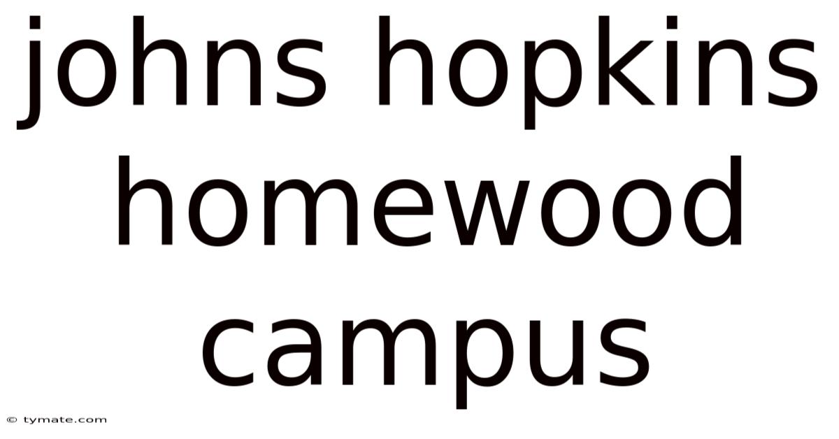 Johns Hopkins Homewood Campus