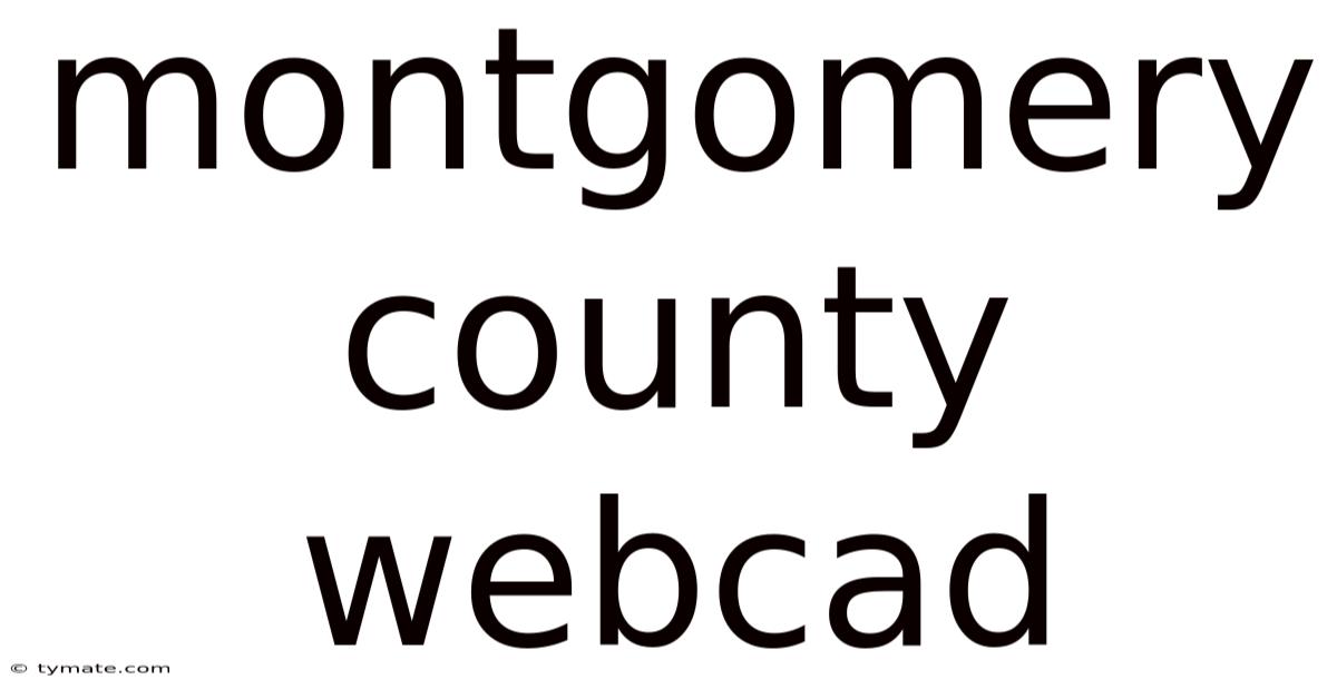 Montgomery County Webcad