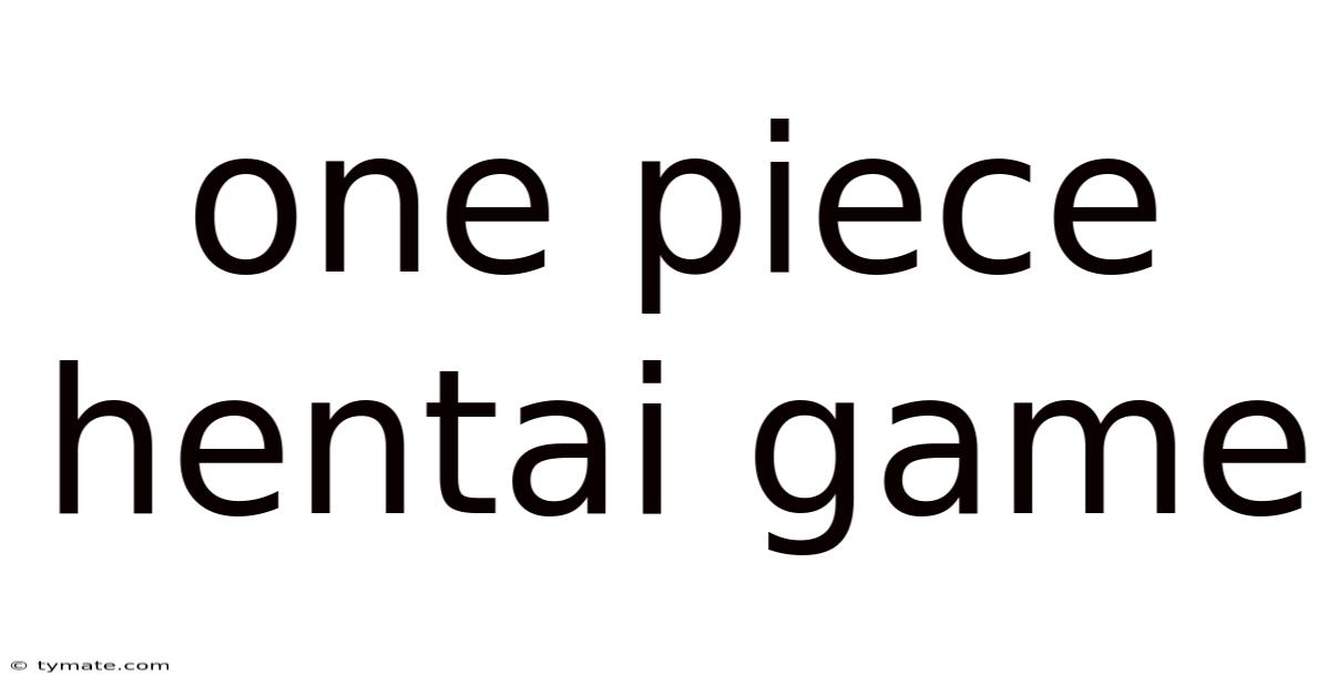 One Piece Hentai Game