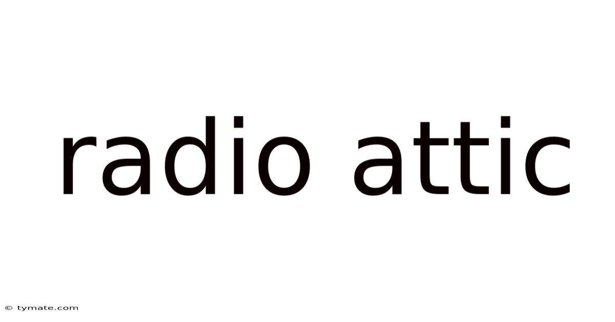 Radio Attic