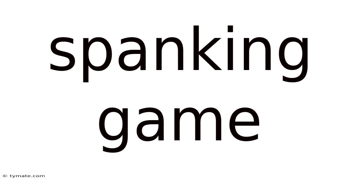 Spanking Game