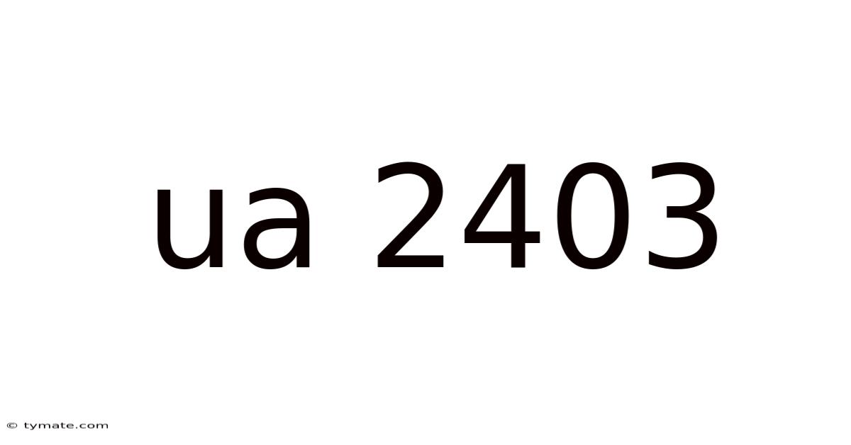 Ua 2403
