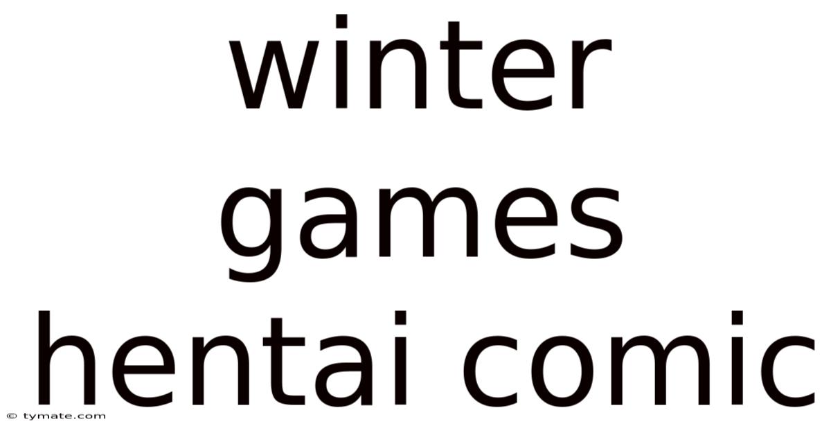 Winter Games Hentai Comic